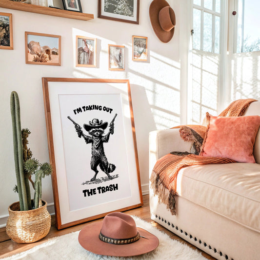 Im Taking Out the Trash Raccoon