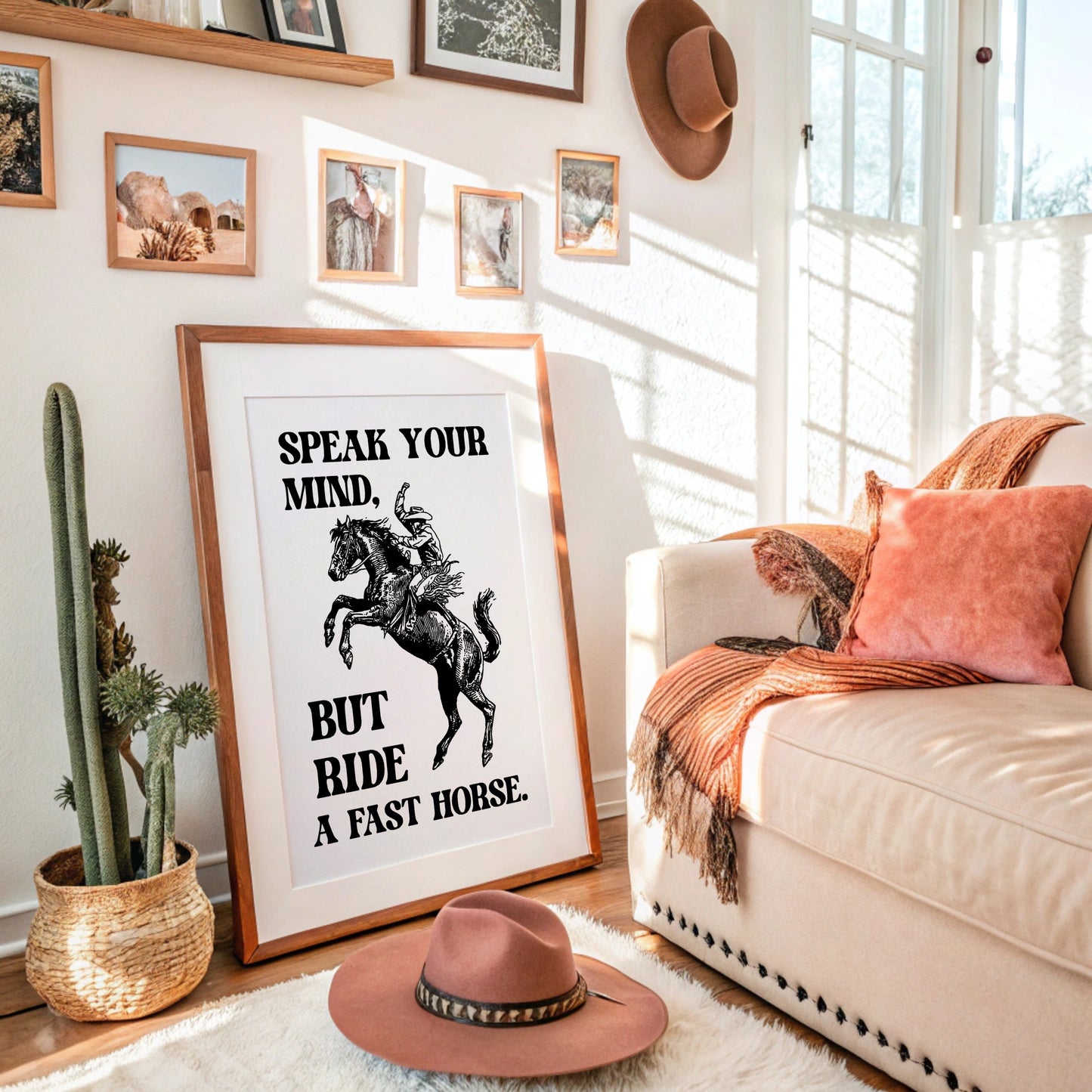 Speak Your Mind Ride Fast Horse