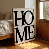 Bold Serif Home Typography Print