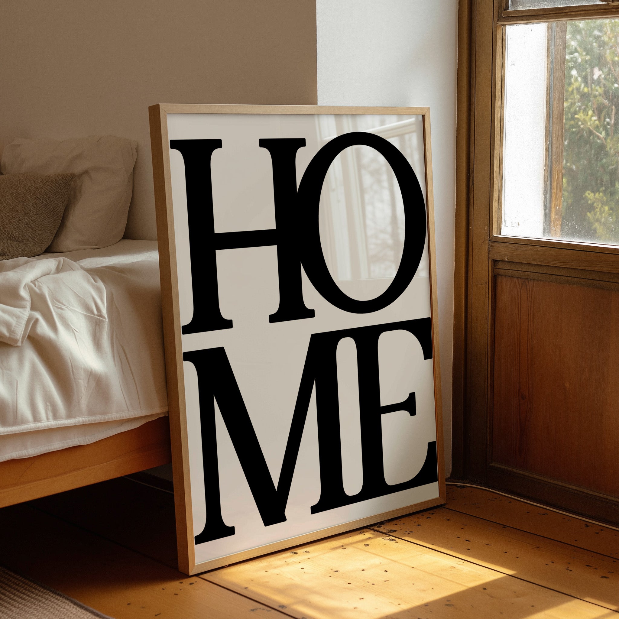 Bold Serif Home Typography Print