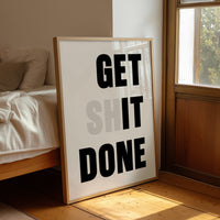 One Percent Better Minimalist Motivation Print