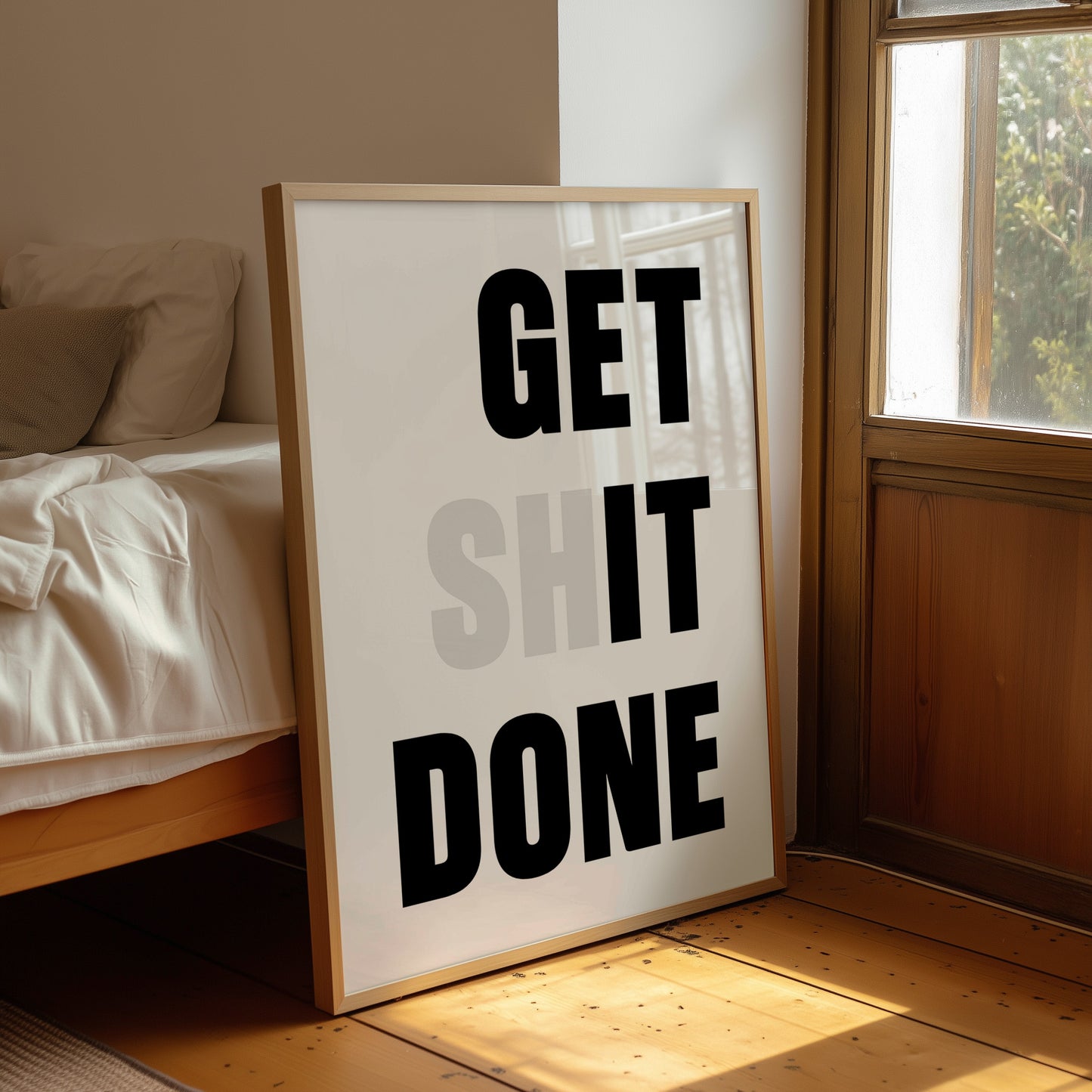 One Percent Better Minimalist Motivation Print