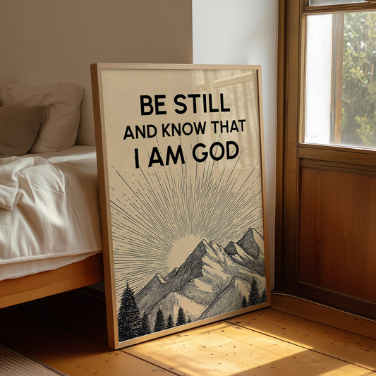 Be Still Mountain Sunrise