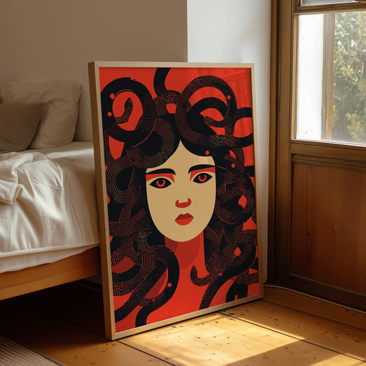 Modern Medusa Portrait