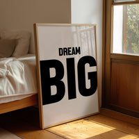 Dream Big Bold Minimal Typography