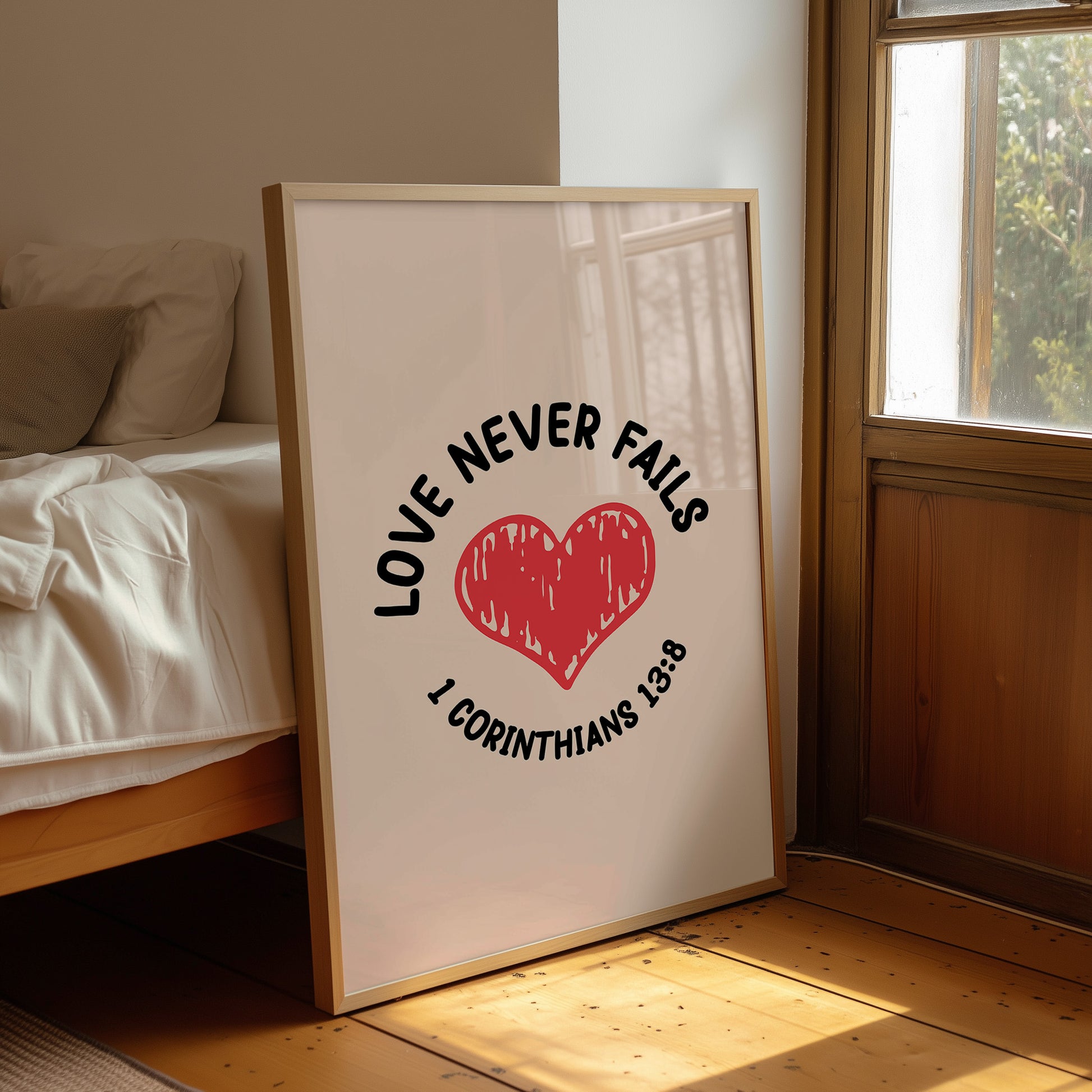 Love Never Fails Heart