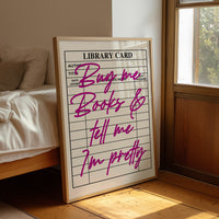 Buy Me Books and Tell Me I'm Pretty, Magenta