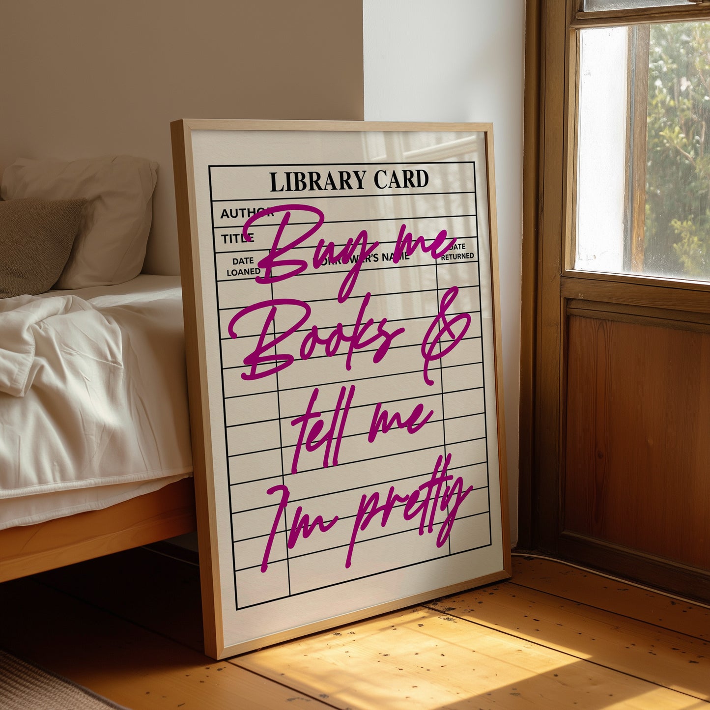 Buy Me Books and Tell Me I'm Pretty, Magenta
