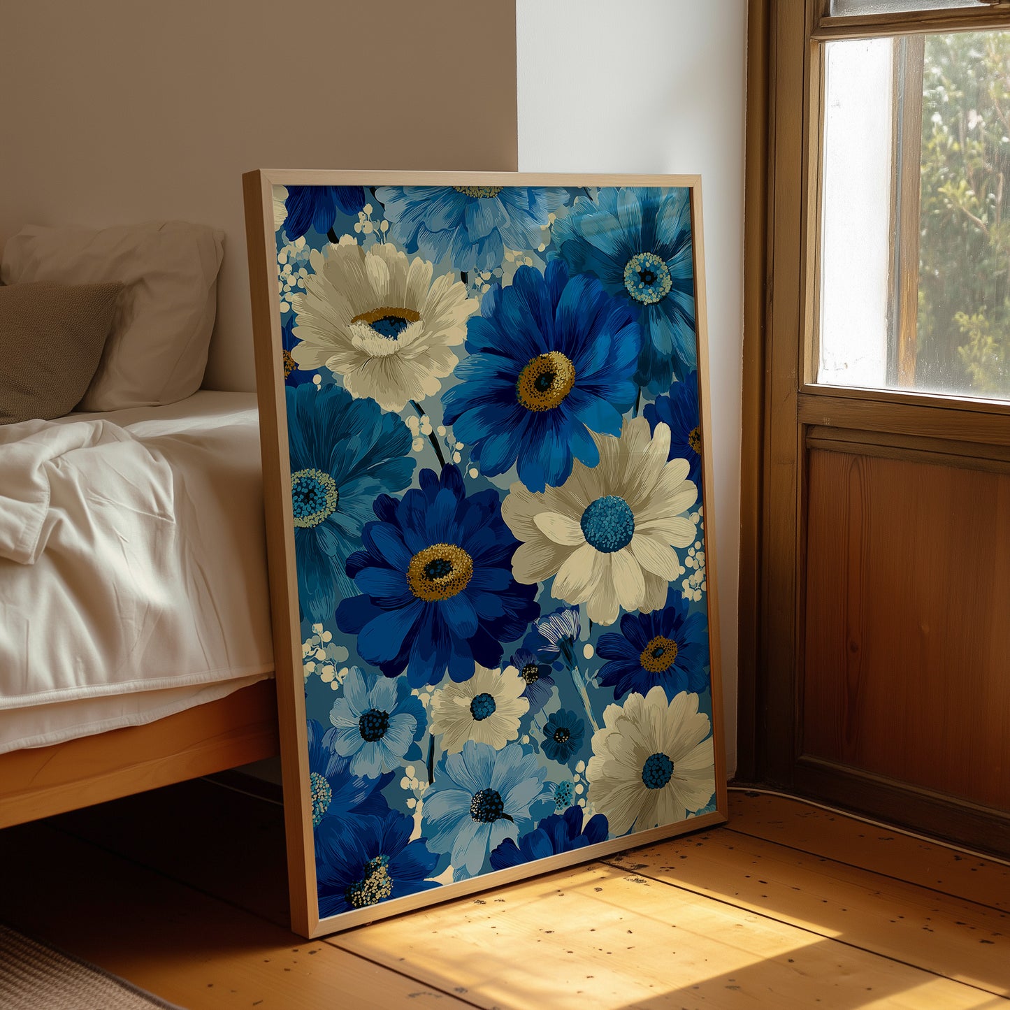 Daisies in Every Shade of Blue
