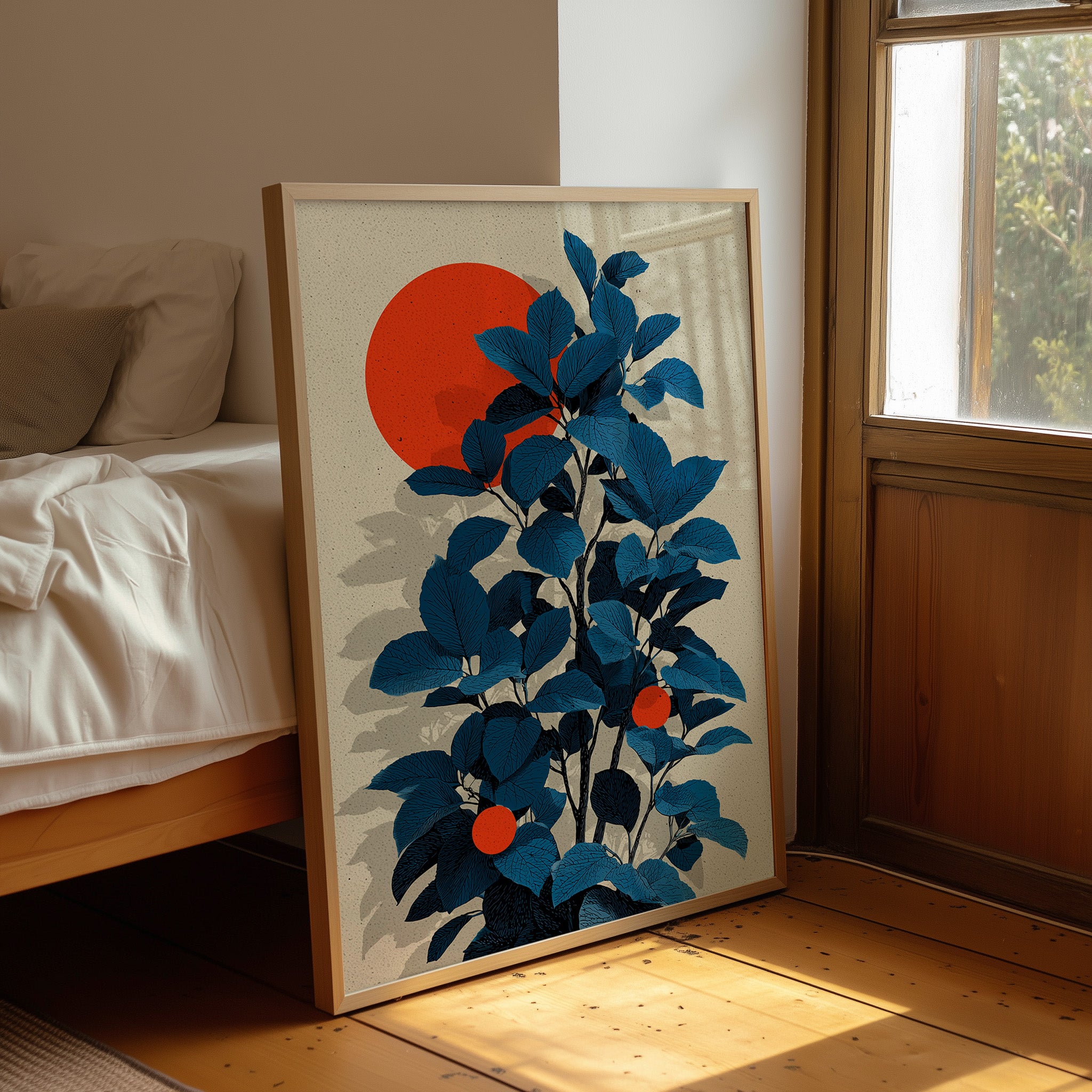 The Sun Rises Behind the Blue
