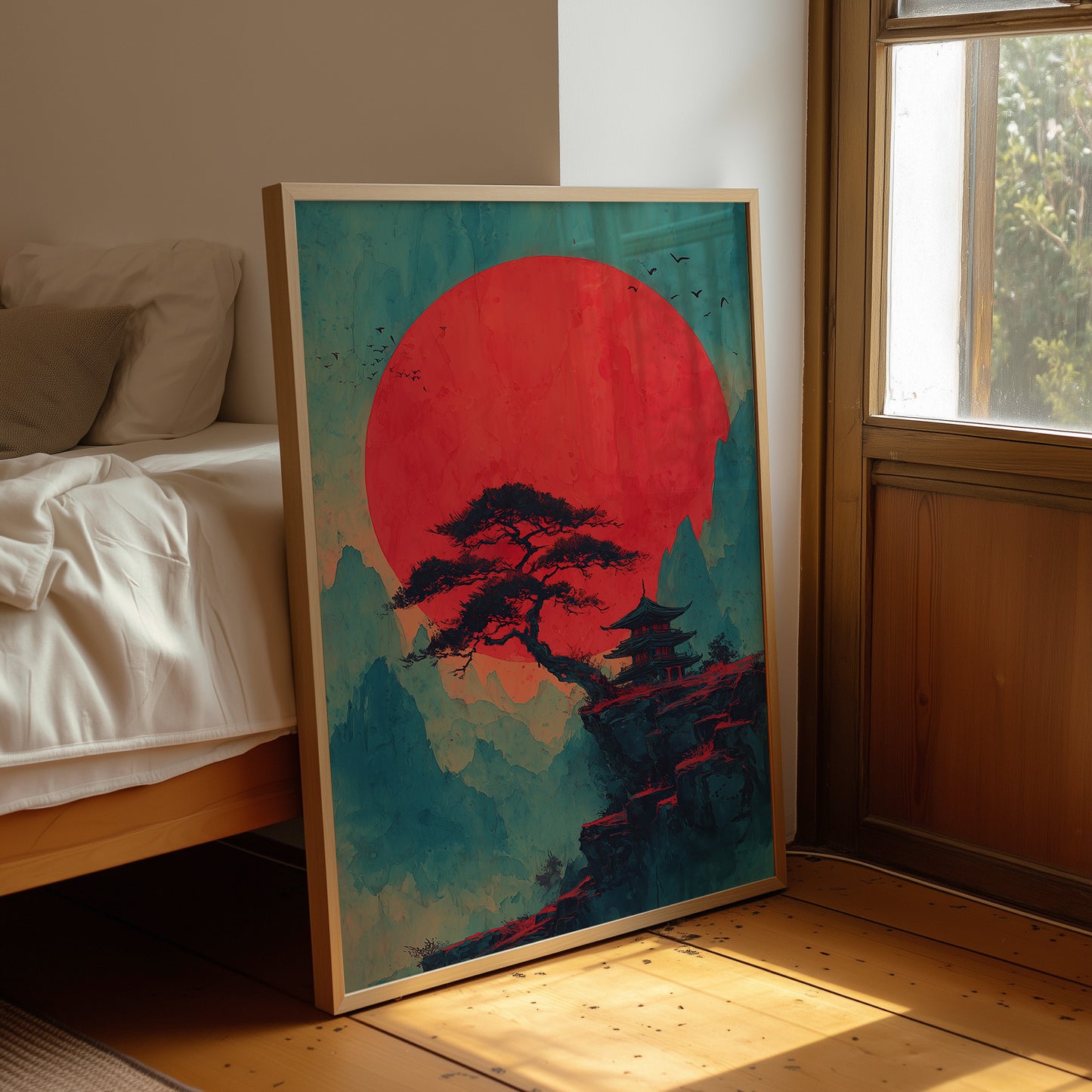 The Pagoda Watches the Red Sun