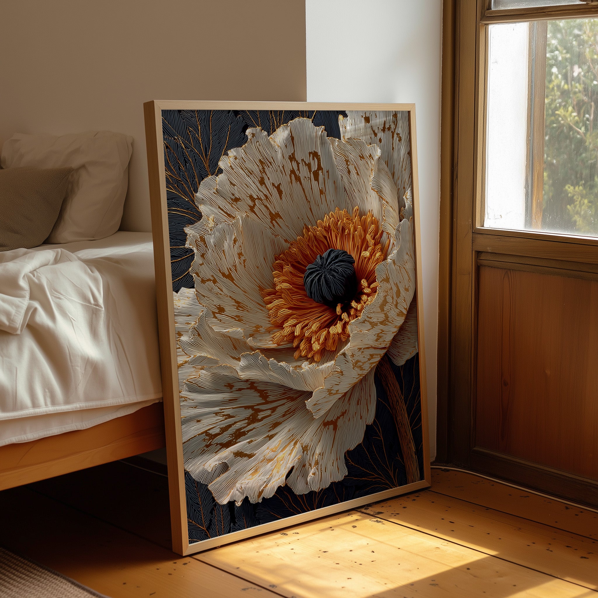 Every Petal Lined in Gold