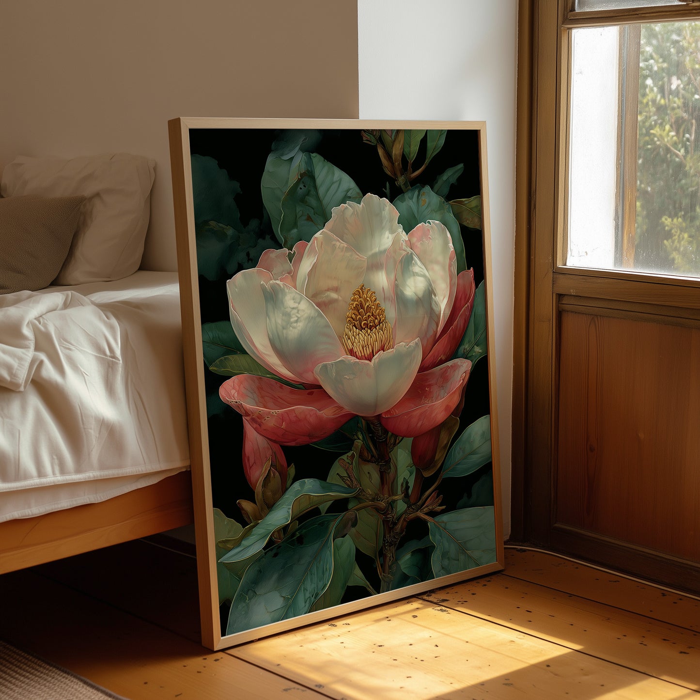 The Magnolia Opens Slowly