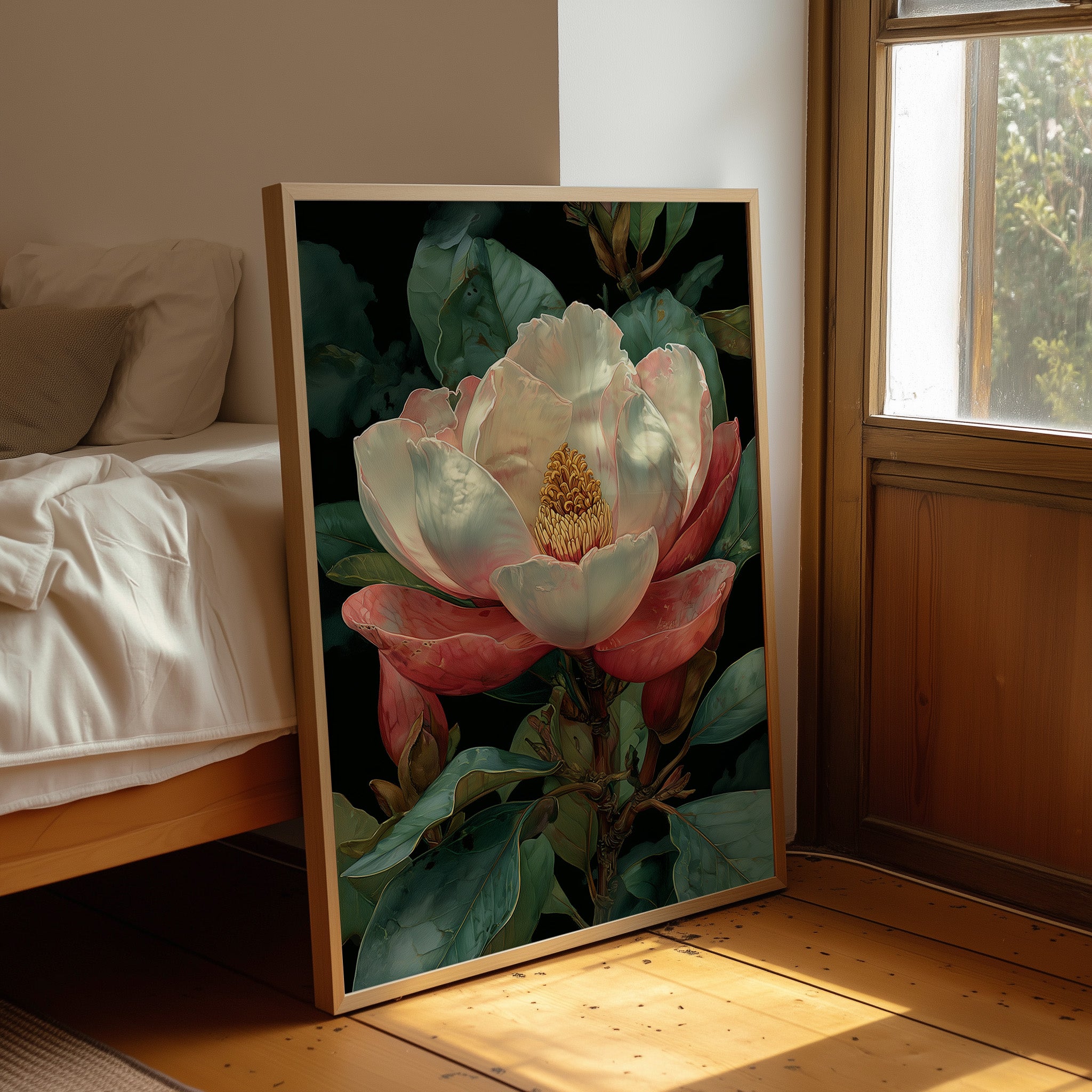 The Magnolia Opens Slowly