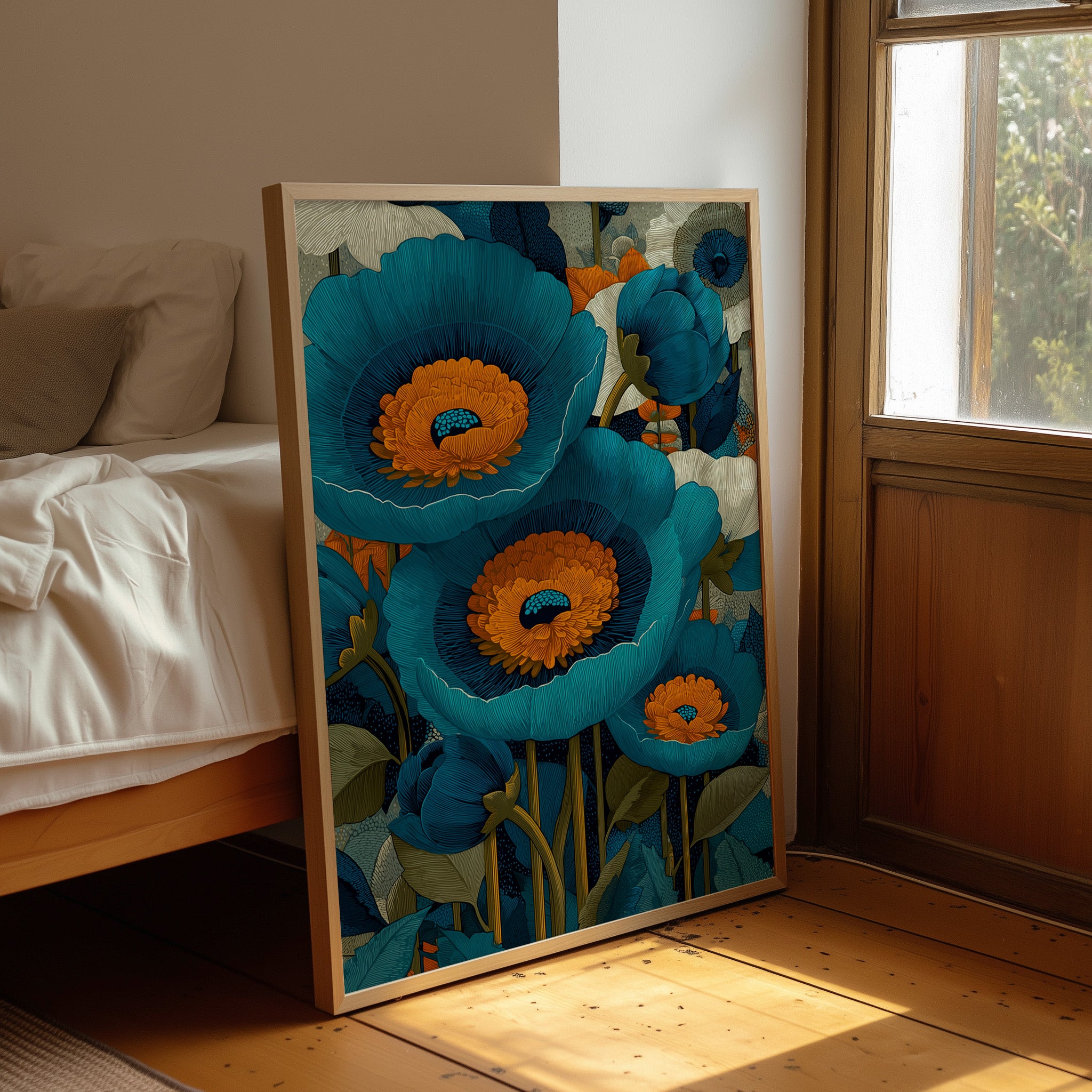 Bold Blue, Burning at the Center