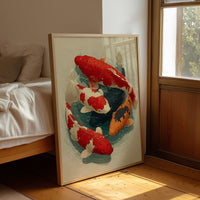 Four Koi, One Unhurried Circle