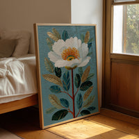 One White Flower, Perfectly Placed