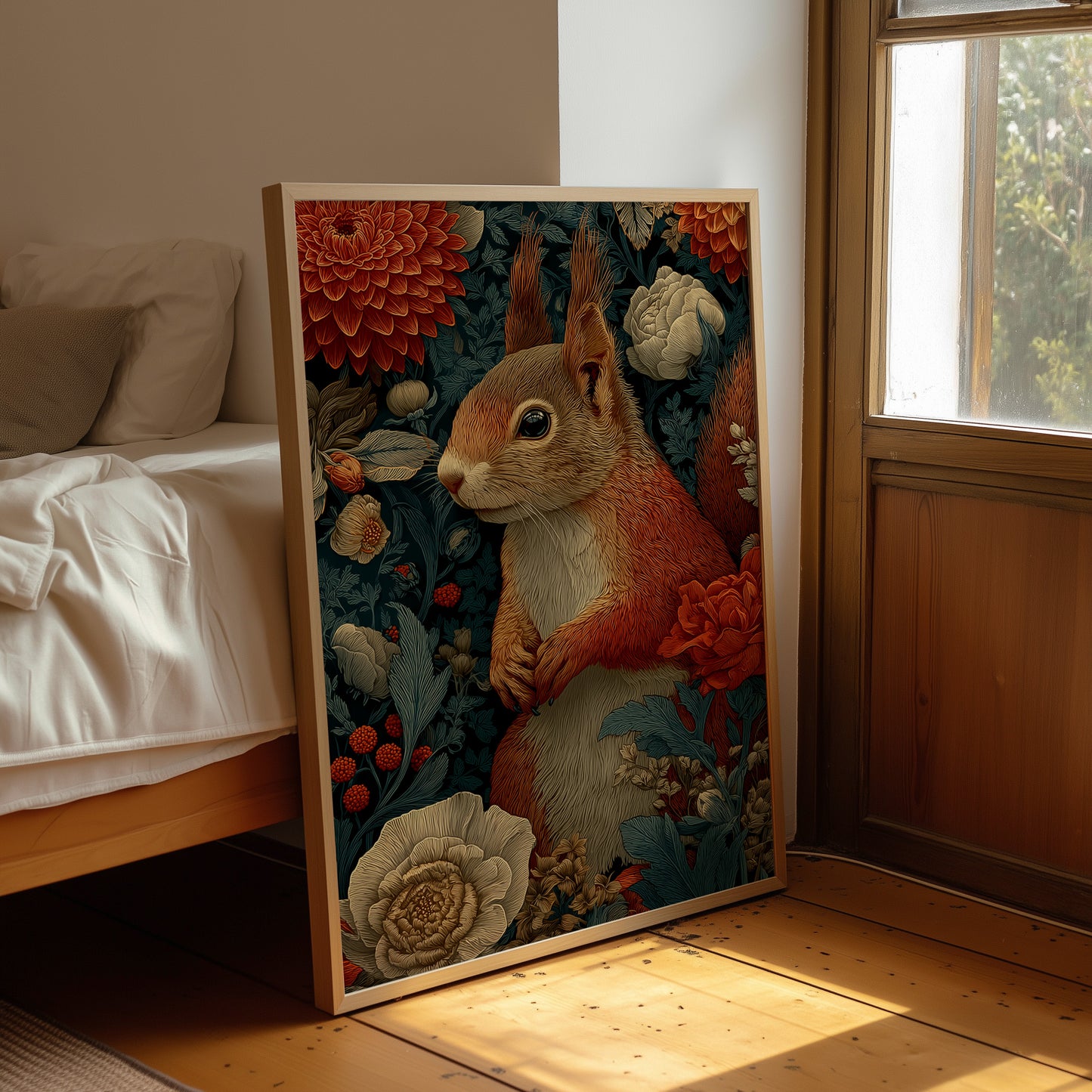The Squirrel Who Stayed for the Flowers