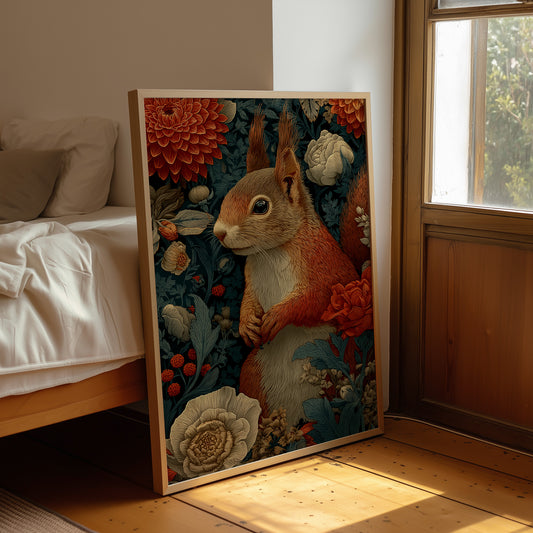 The Squirrel Who Stayed for the Flowers