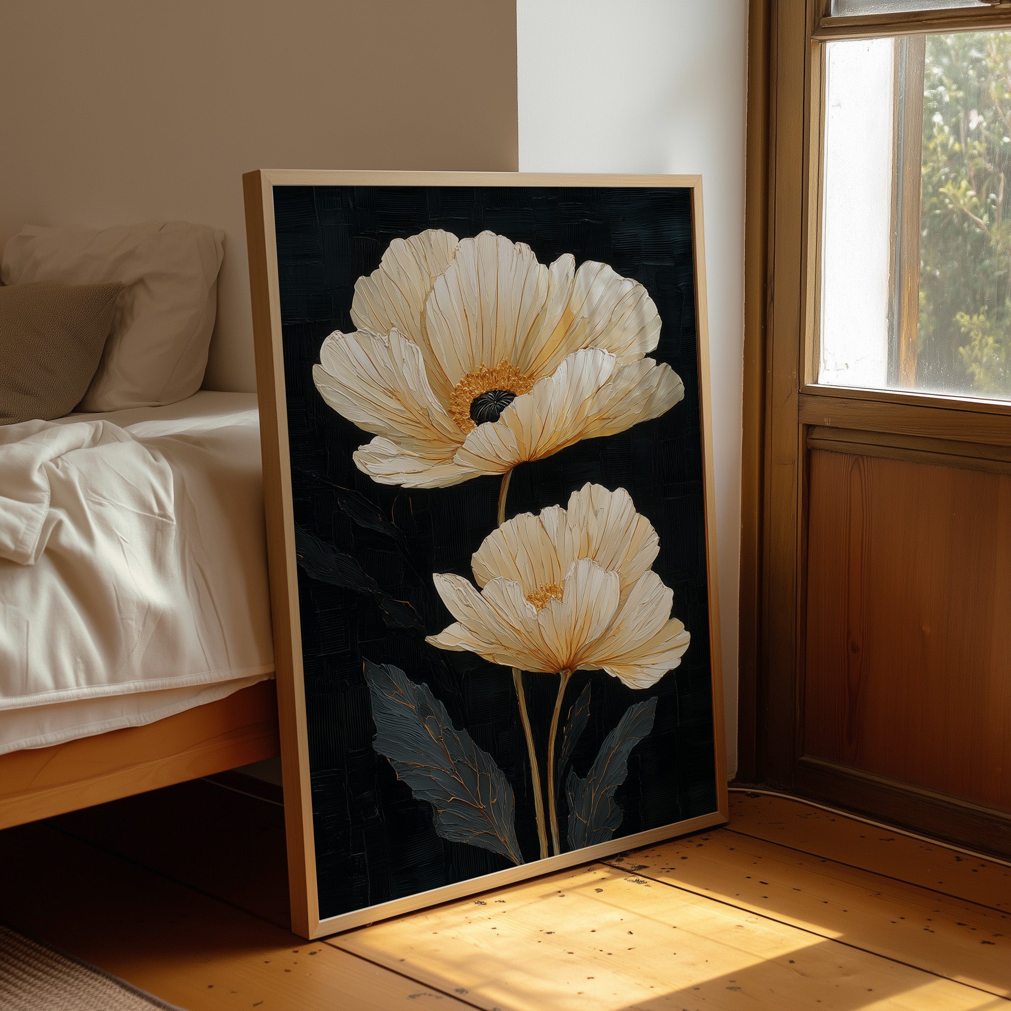 Two Blooms Against the Dark