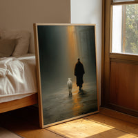 The Shepherd Walks Toward Light