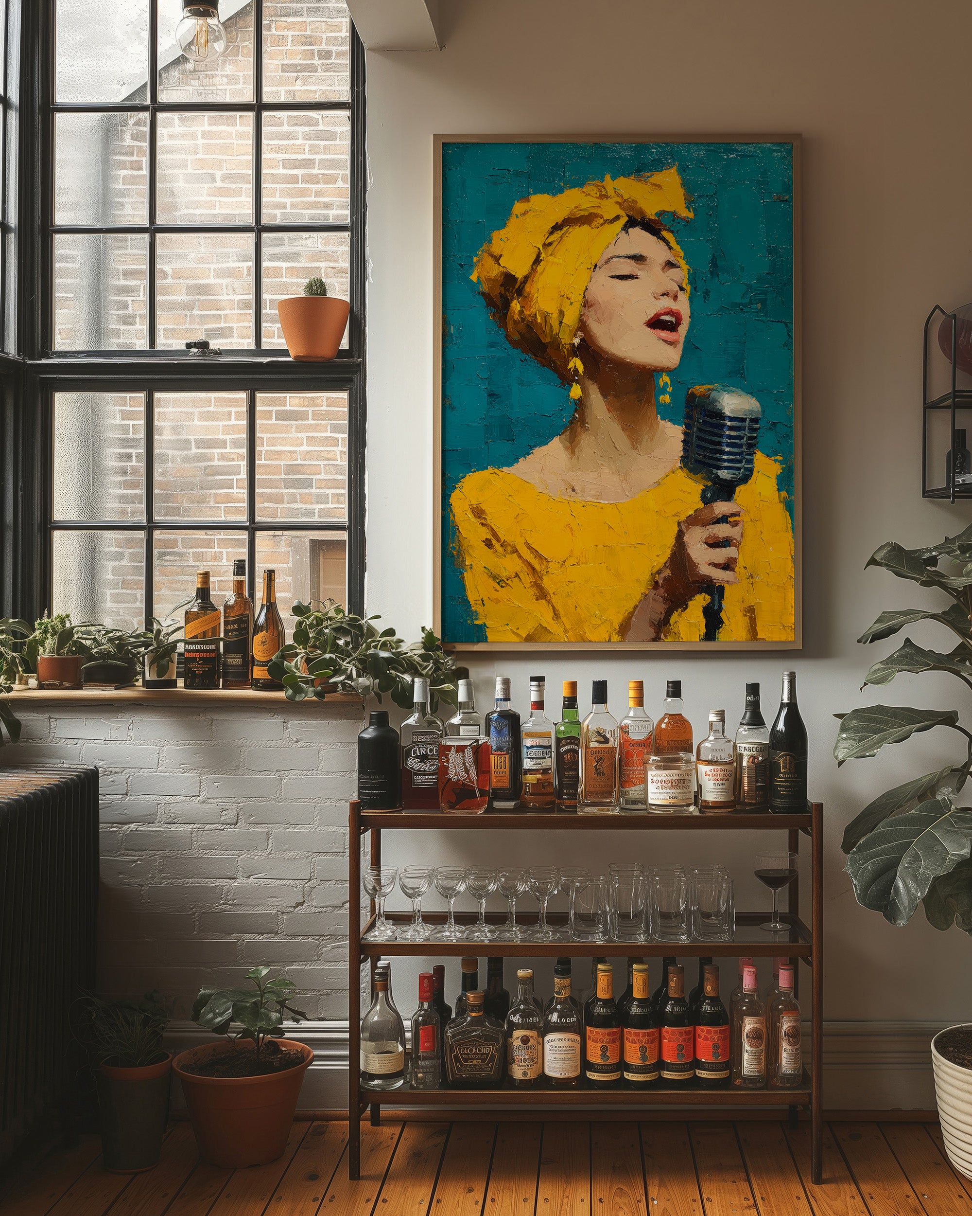 Song in Yellow and Teal