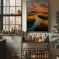 Sunset Over the Salt Marsh