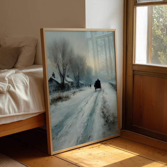 Carriage on the Frozen Road