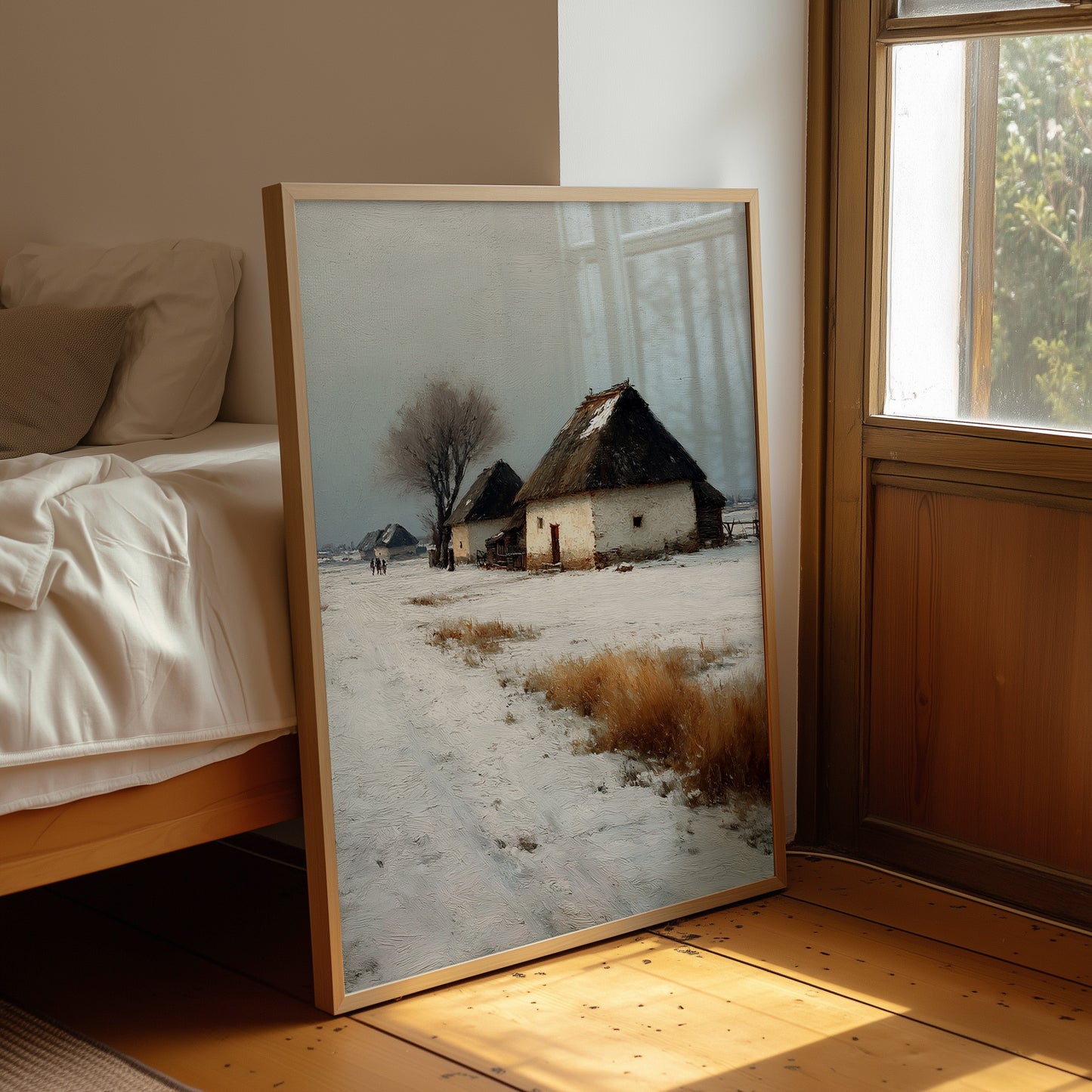 Thatched Roofs in Winter