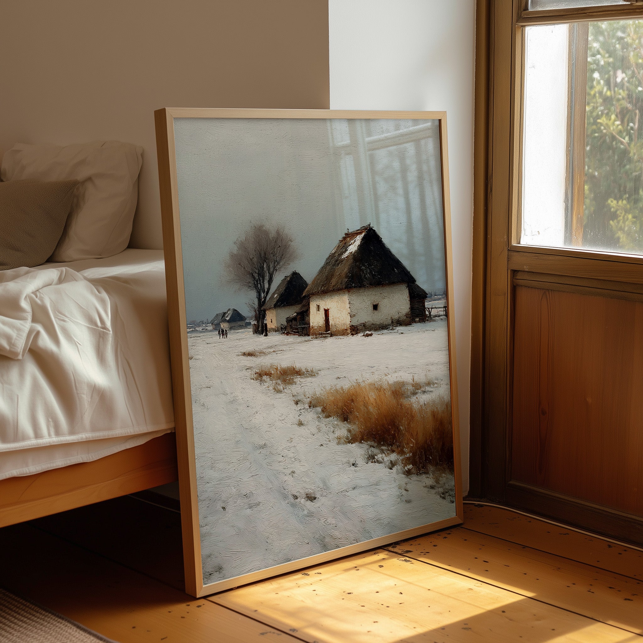 Thatched Roofs in Winter
