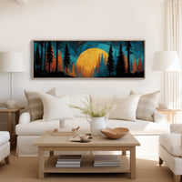 Golden Moon Over Timberline