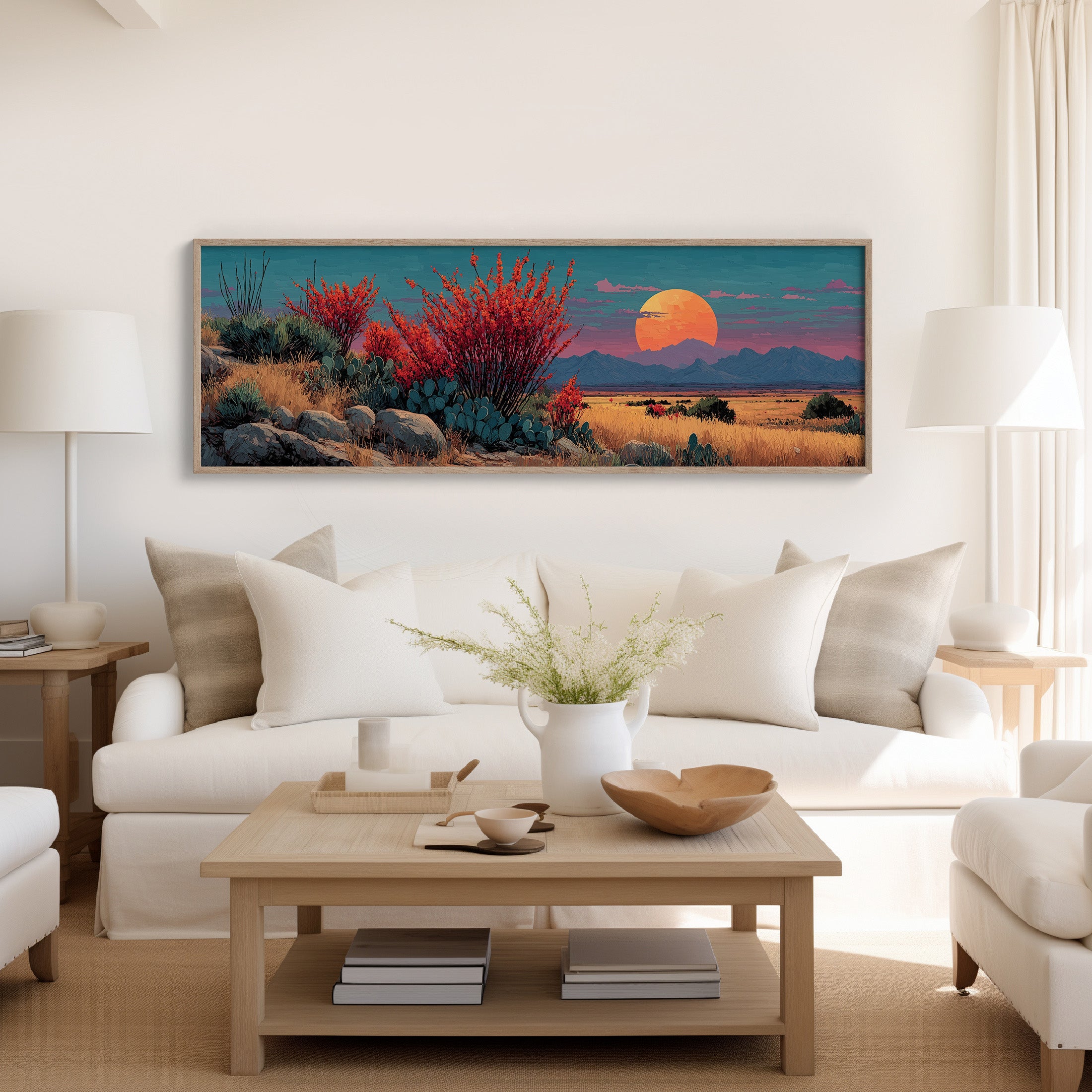Desert Bloom at Sundown