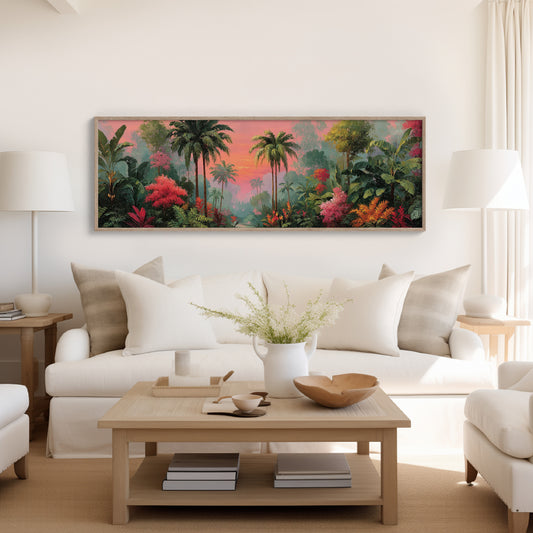 Blush Sky Tropical Haven