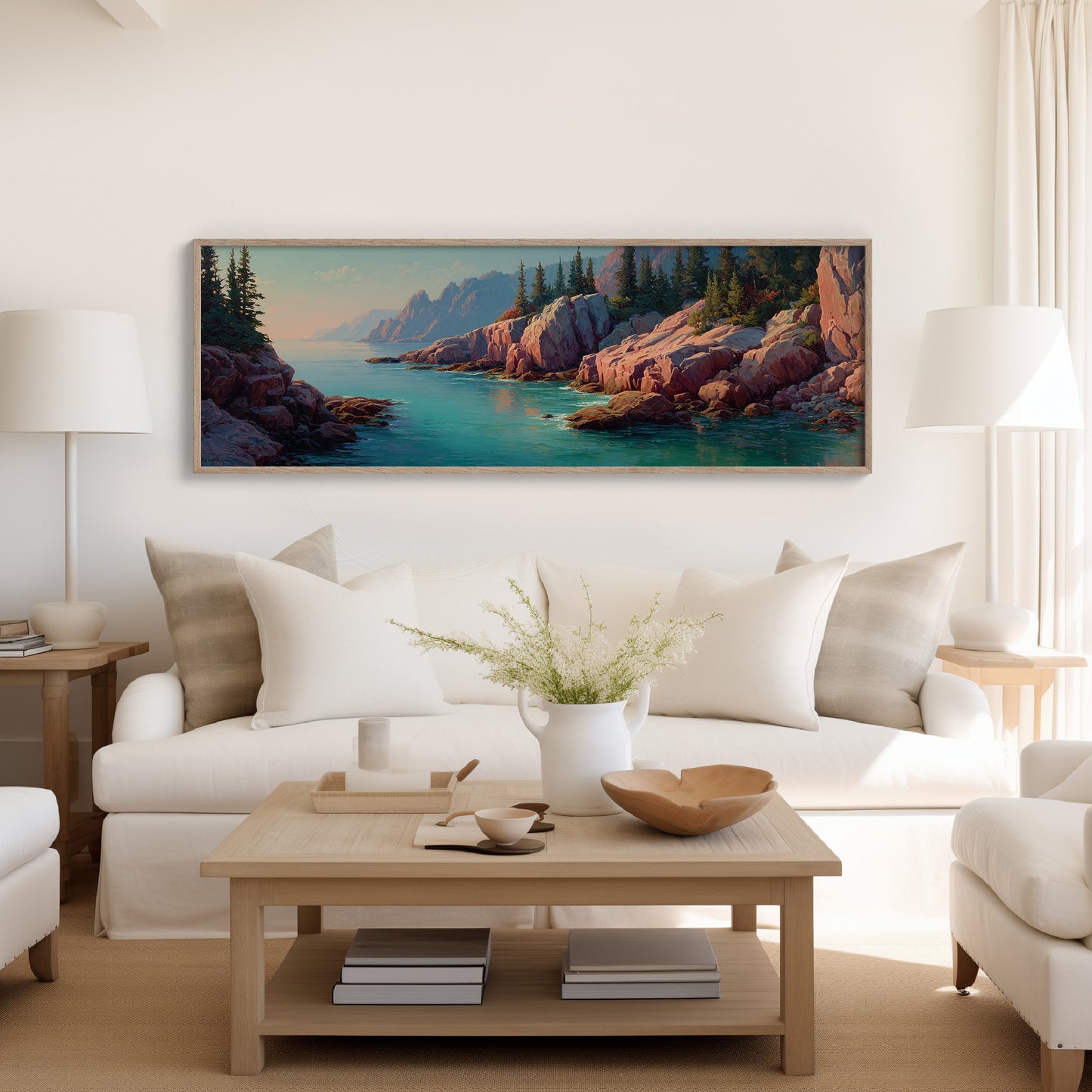 Rocky Coastal Serenity
