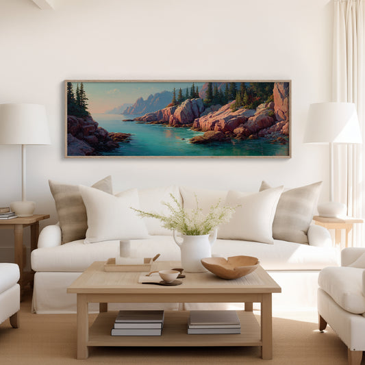 Rocky Coastal Serenity