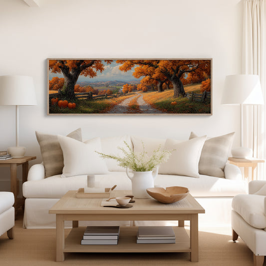 Autumn Harvest Country Road