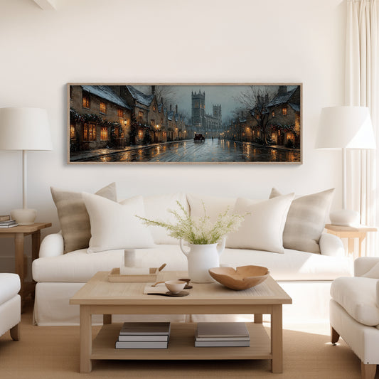 Snowfall Along Cathedral Street