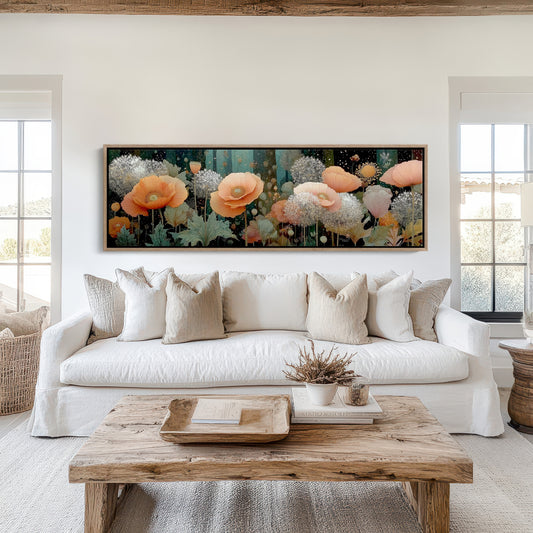 Moonlit Poppies And Dandelion Dreams