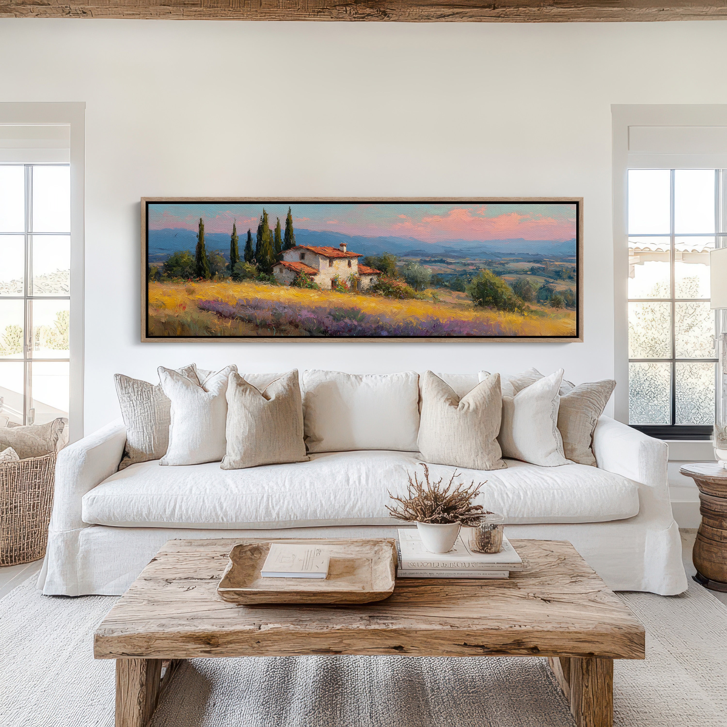 Tuscan Cottage In Golden Fields