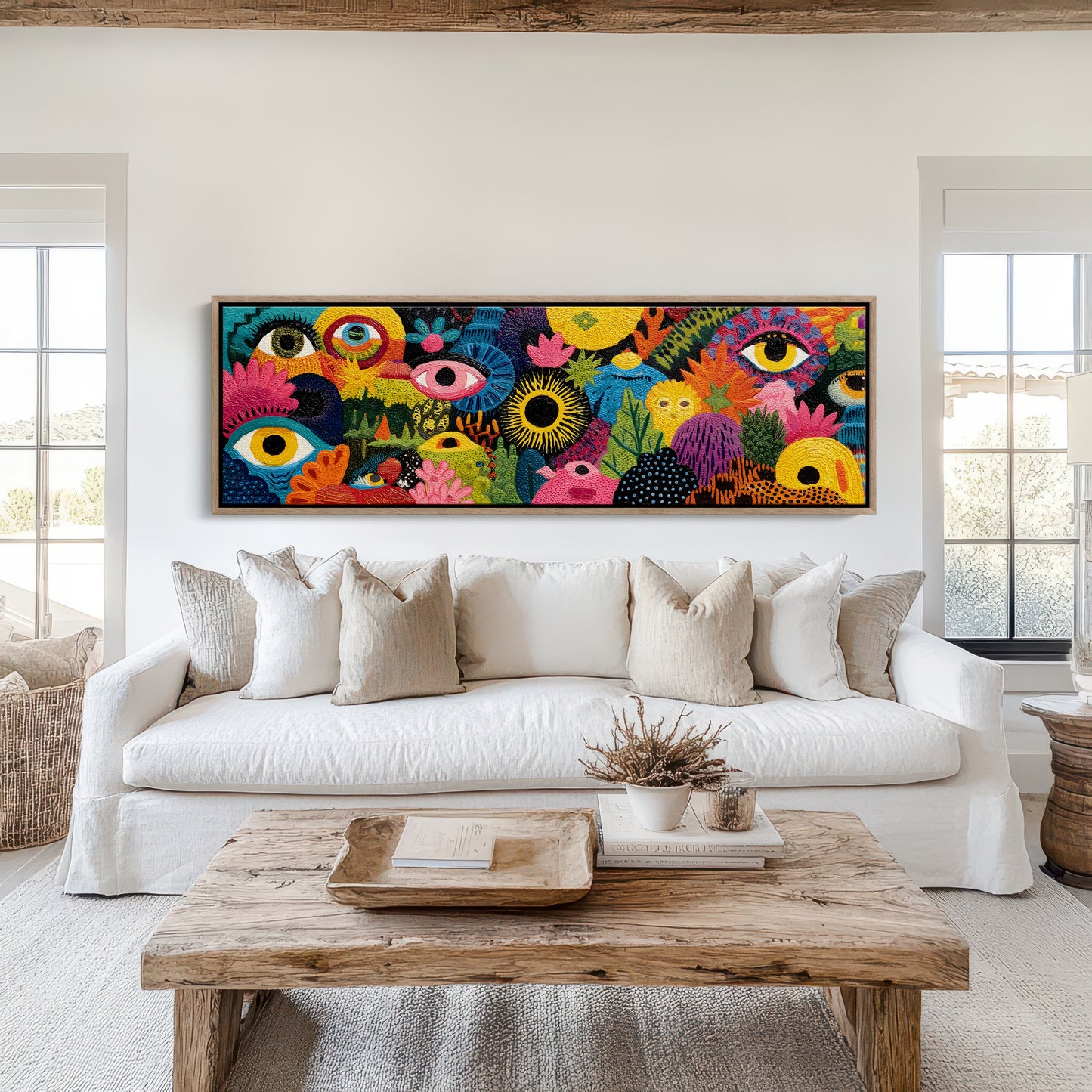 Eyes Watching Through Color