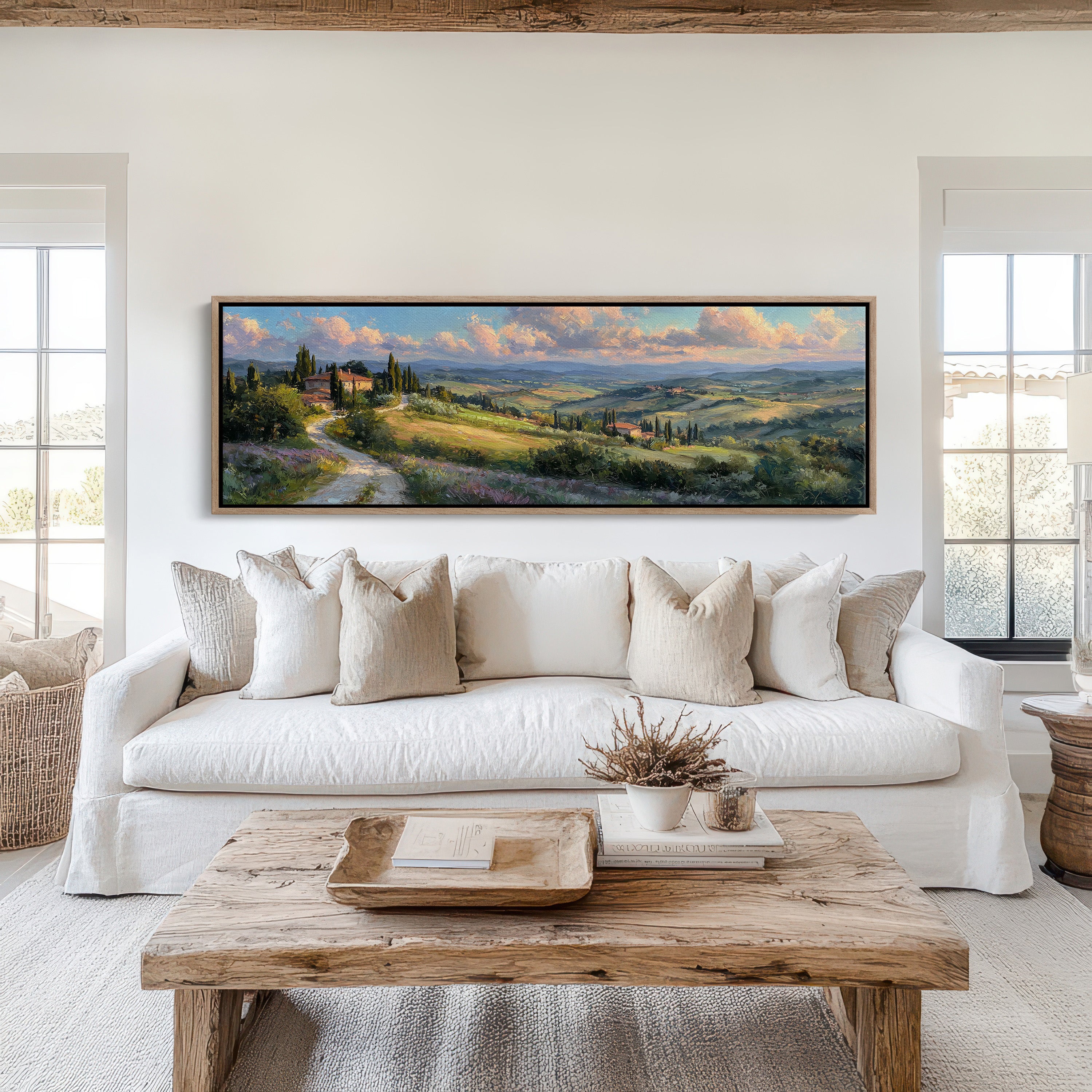 Sunlit Hills of Tuscany