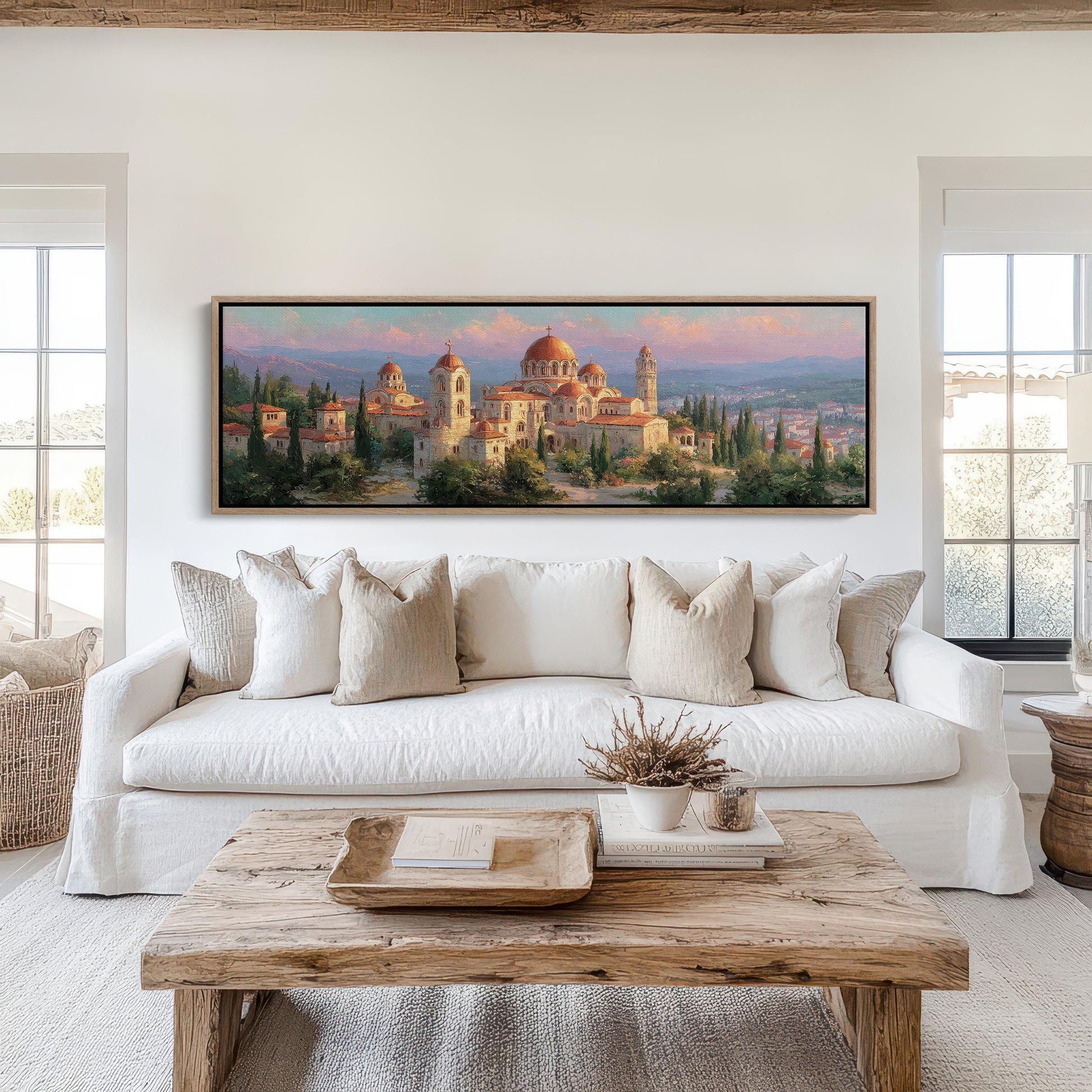 Golden Domes Above the Valley