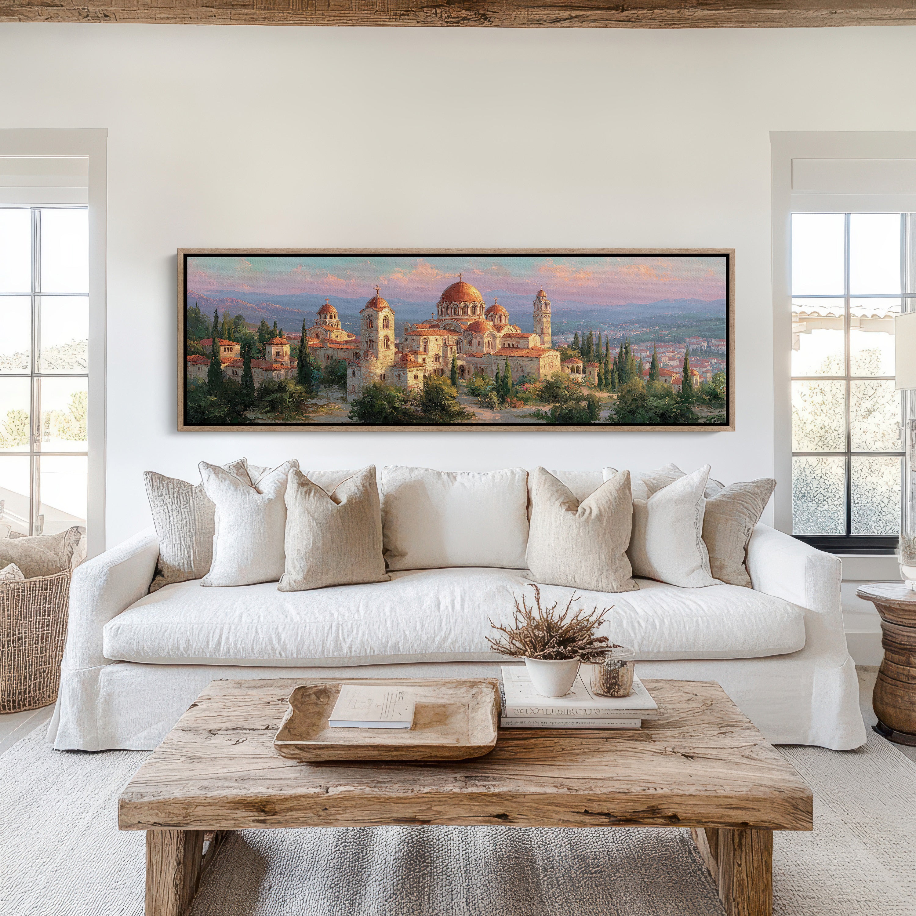Golden Domes Above the Valley