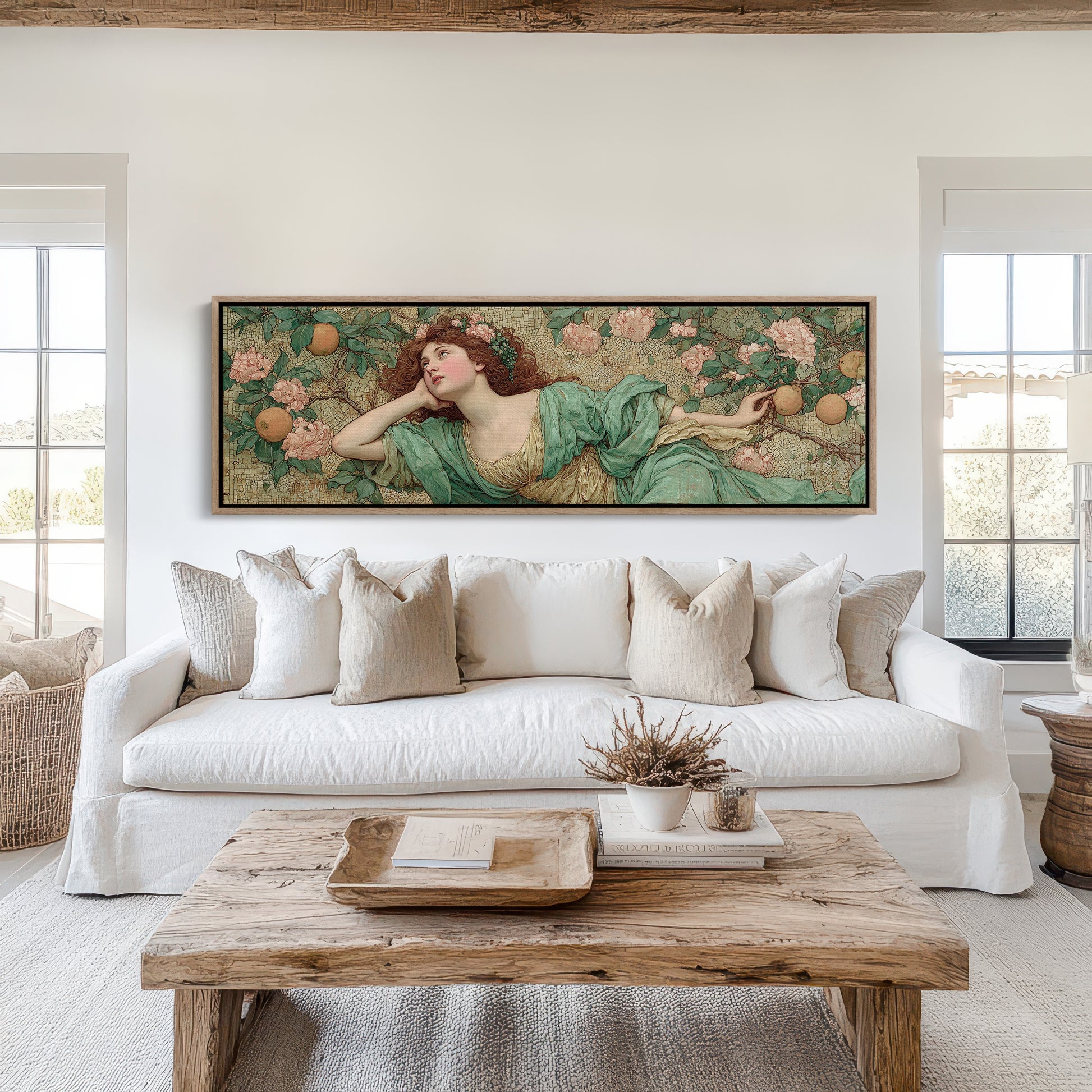 Romantic Art Nouveau Garden Muse