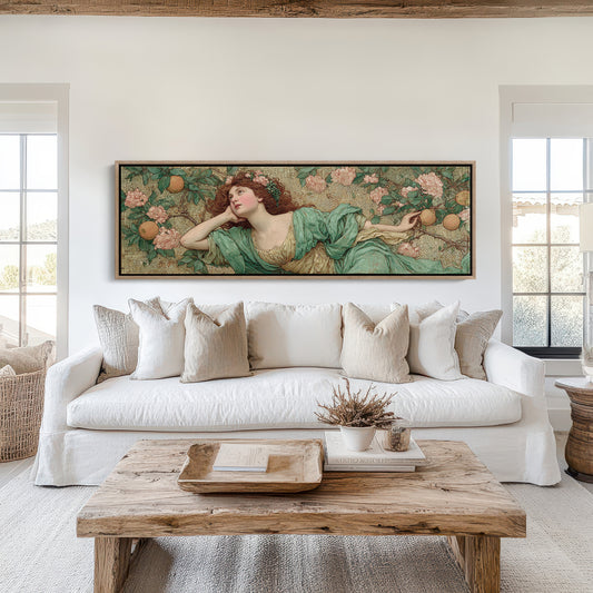 Romantic Art Nouveau Garden Muse