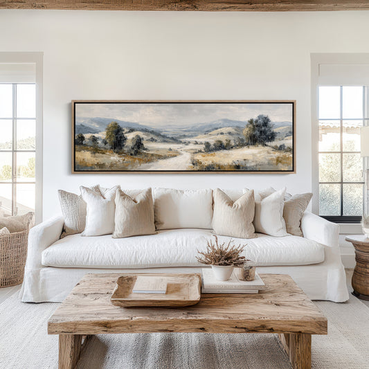 Soft Countryside Valley Landscape