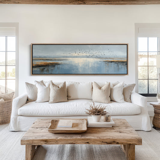 Coastal Marsh Birds Landscape Wall Art