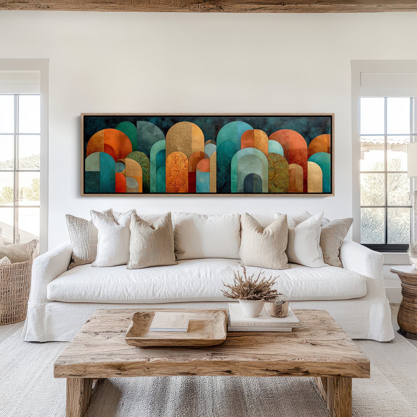 Art Deco Arches In Jewel Tones