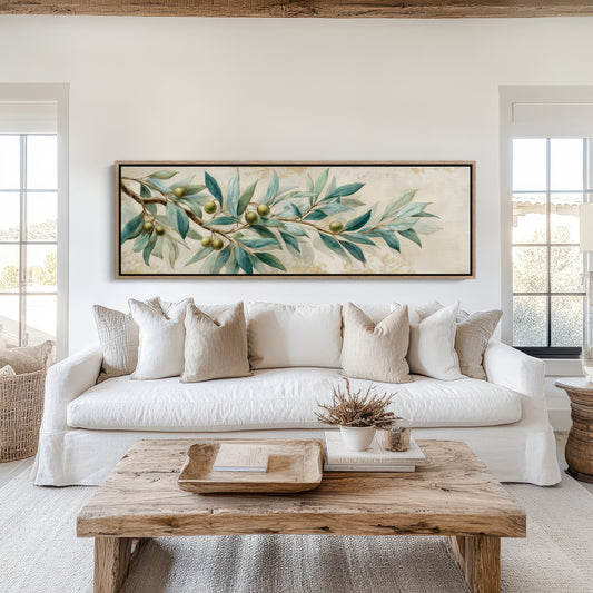 Olive Branch In Soft Mediterranean Light