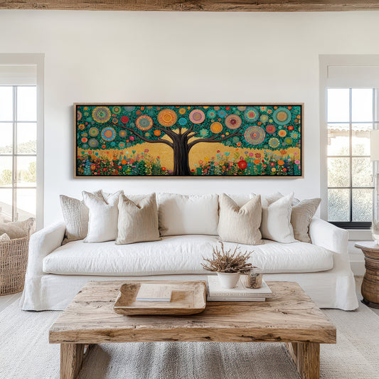 Mandala Tree Of Colorful Harmony